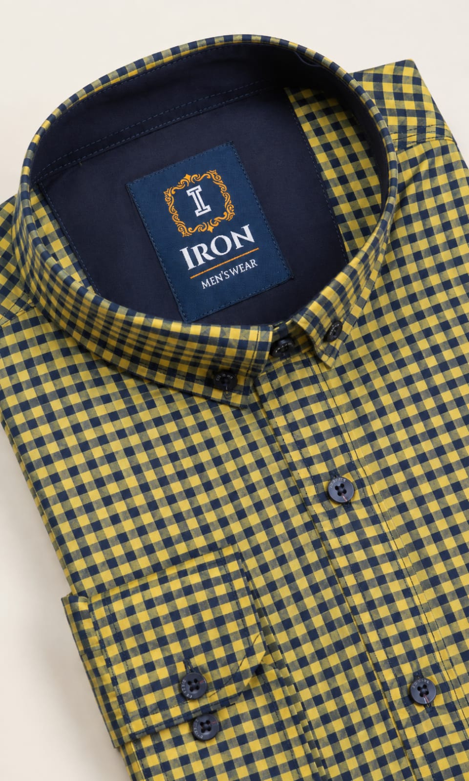 The Kensington Mustard Check Shirt