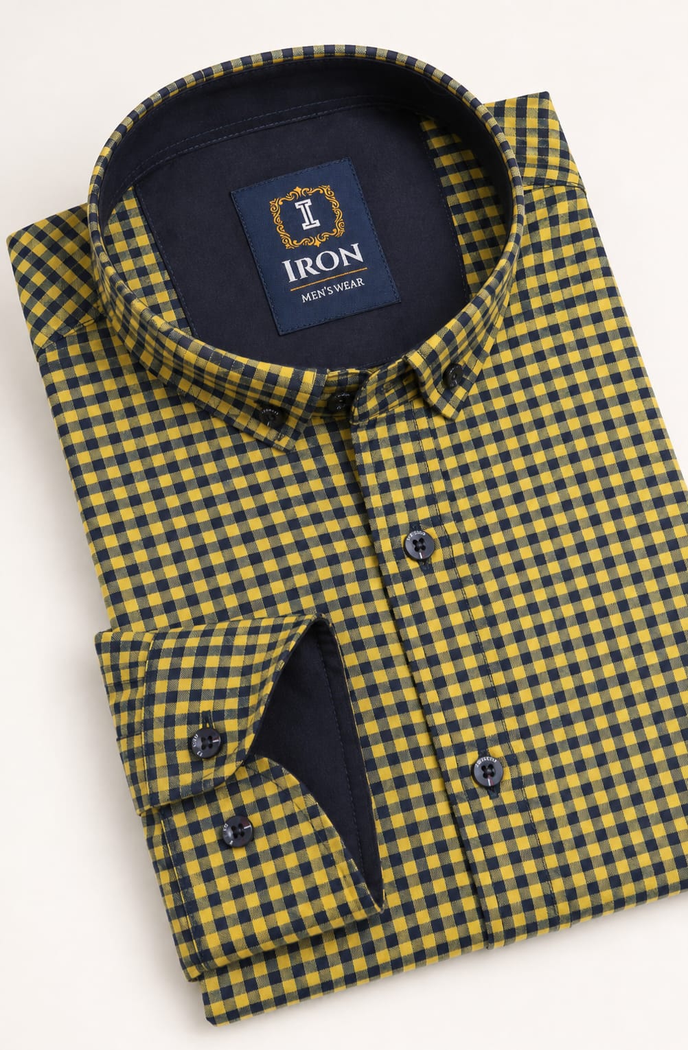 The Kensington Mustard Check Shirt