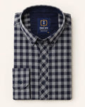 The Regent Navy Check Shirt