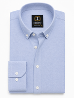 oxford cotton Regular Fit Sky Blue  Button-Down Collar