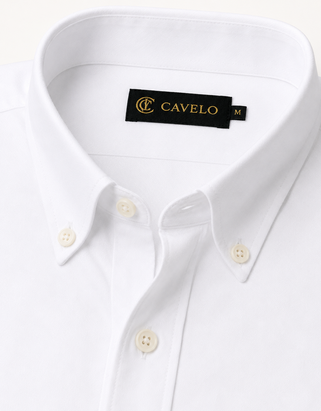 Oxford Pearl White Button-Down Shirt