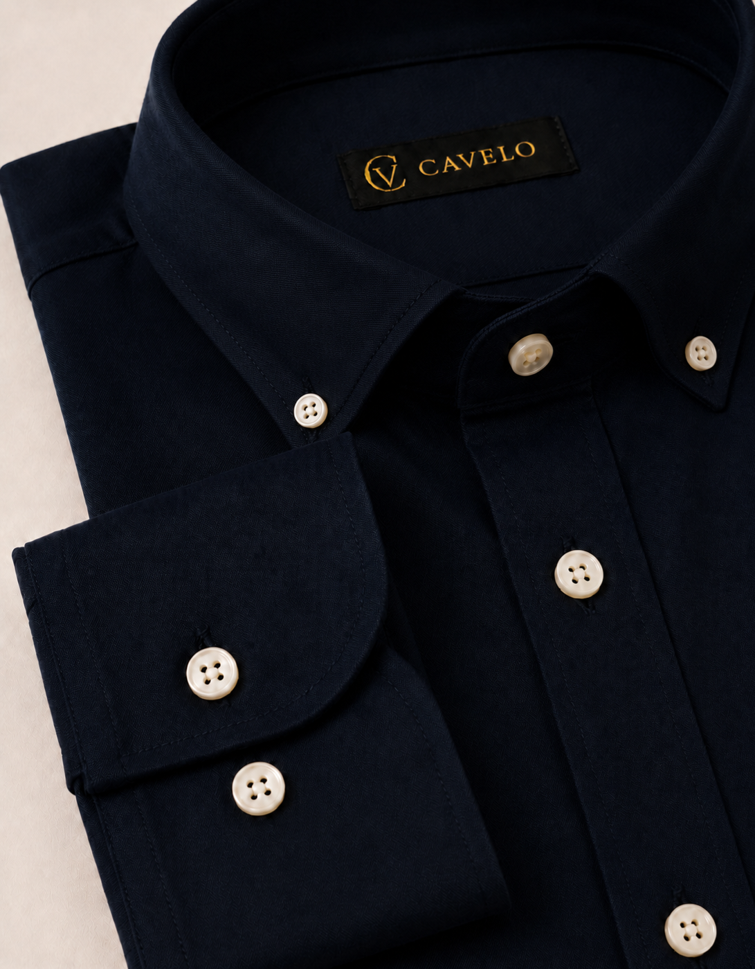 Oxford Deep Navy Button-Down Shirt