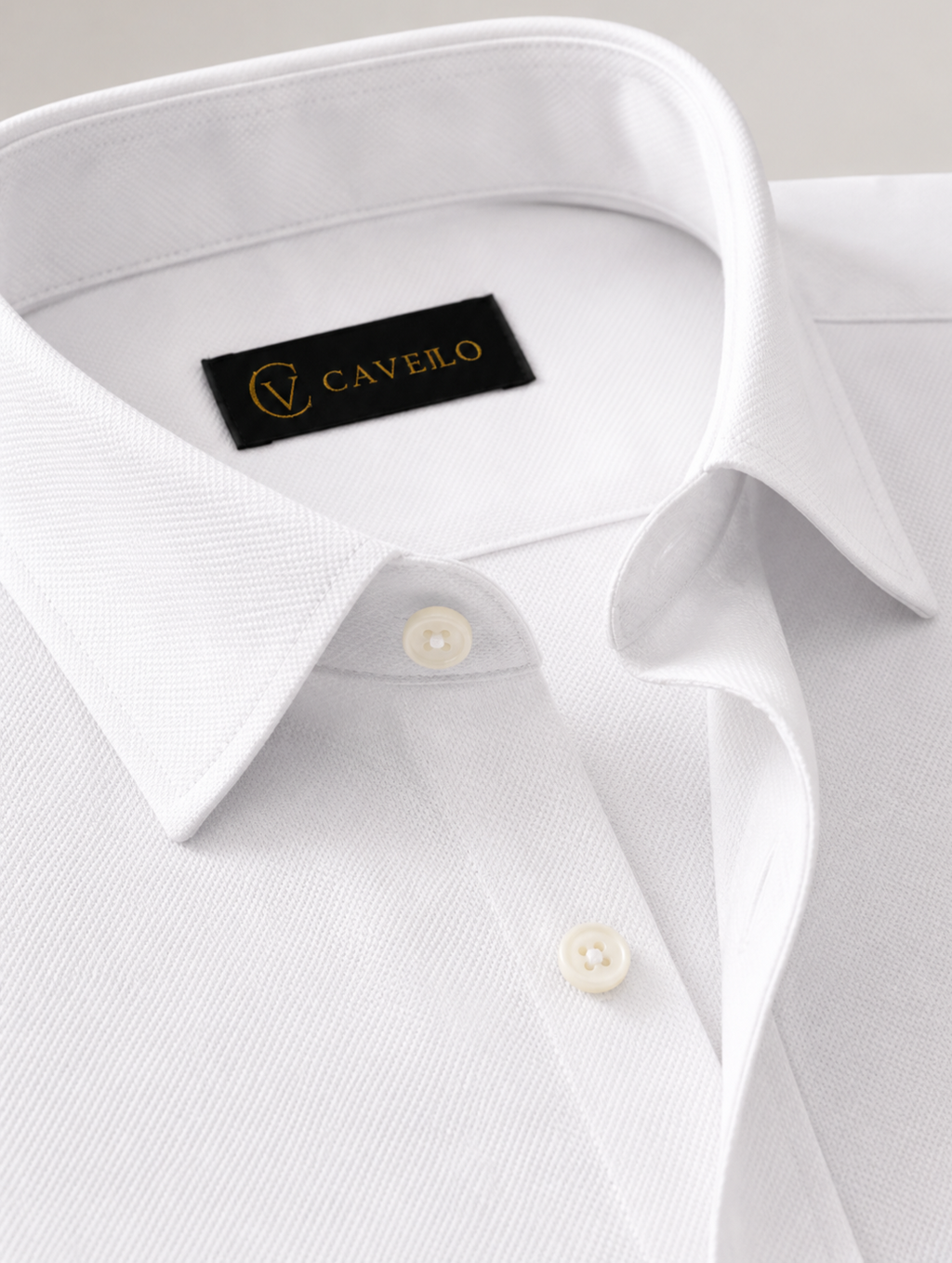 Oxford White Italian Collar Shirt
