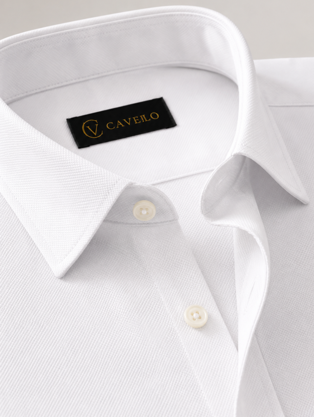 Oxford White Italian Collar Shirt