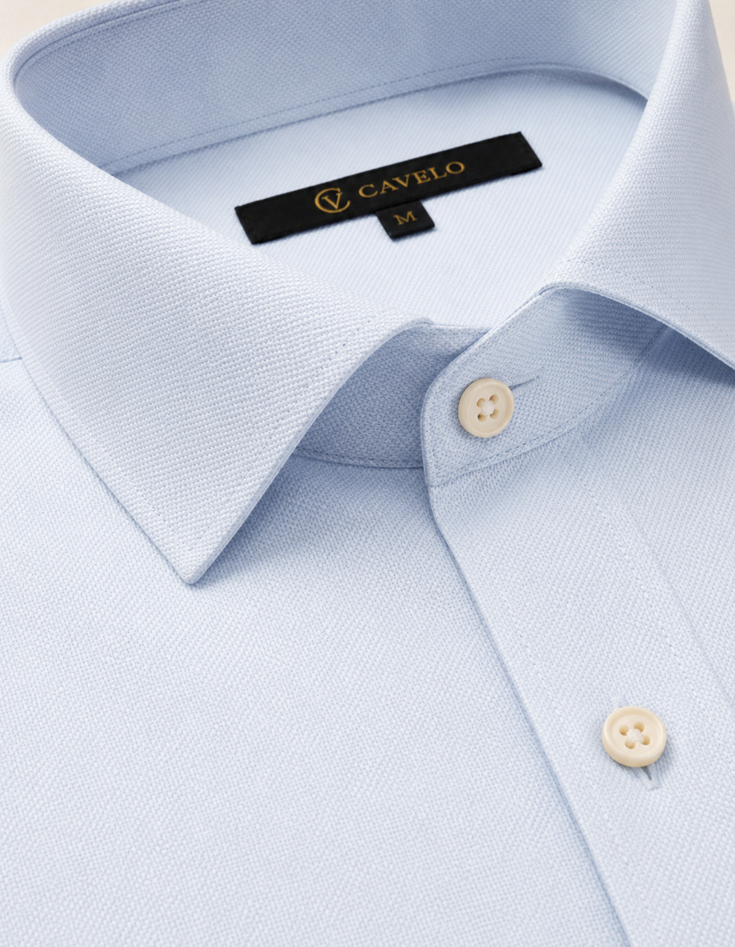 The Cambridge Sky Oxford Italian Collar Shirt