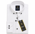 IRON White & Black Micro-Dot Shirt