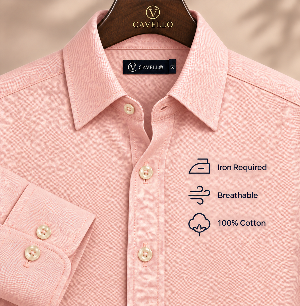 Oxford Lotus Pink Italian Collar Shirt