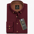 IRON Burgundy Polka Dot Shirt