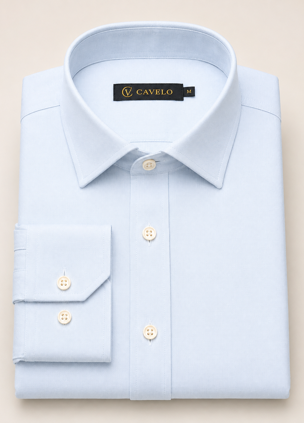The Cambridge Sky Oxford Italian Collar Shirt