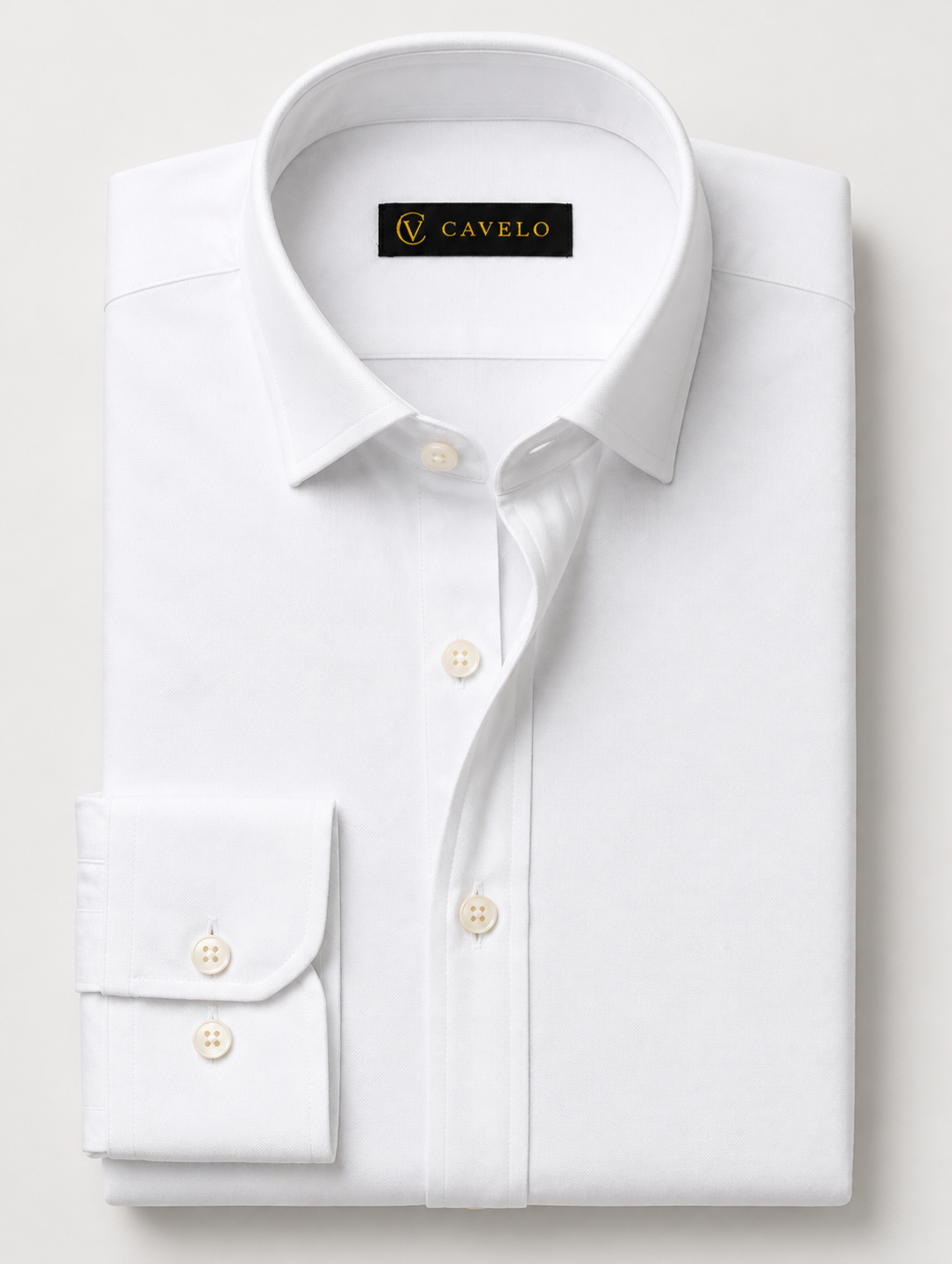 Oxford White Italian Collar Shirt
