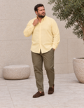 Oxford Light Yellow Button-Down Shirt