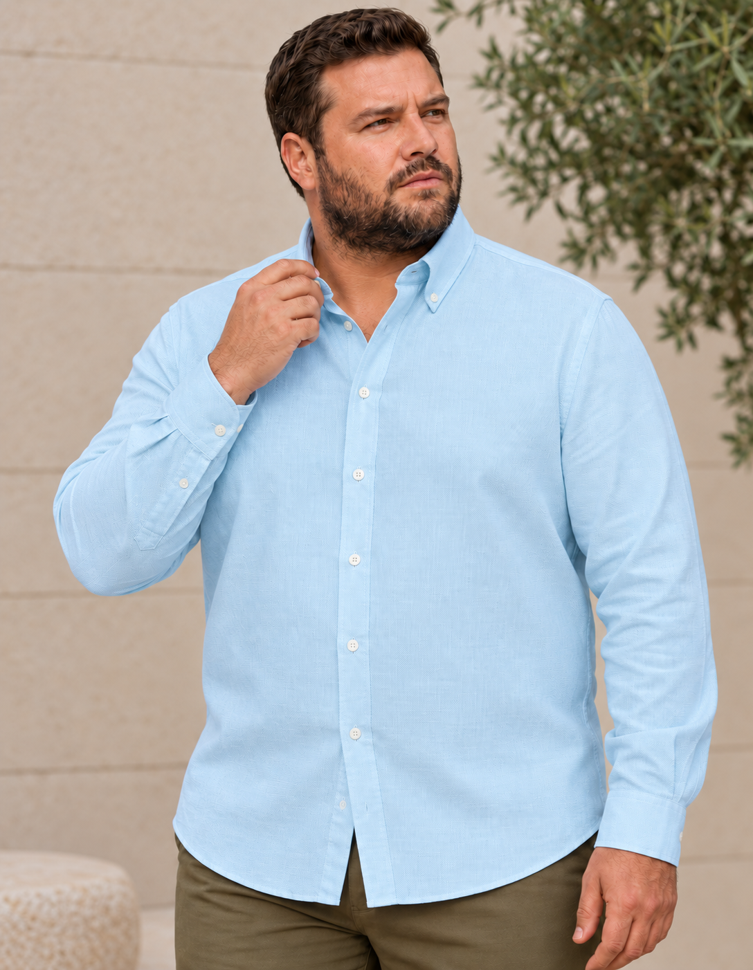 The Cambridge Sky Oxford Button-Down Shirt