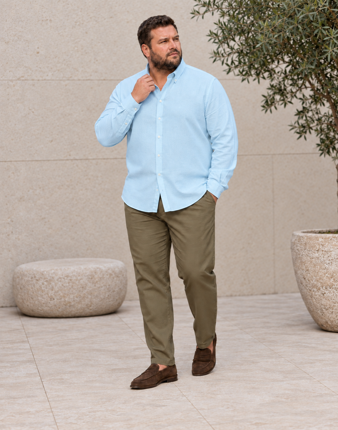 The Cambridge Sky Oxford Button-Down Shirt