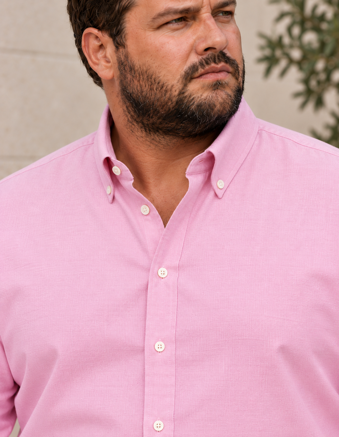 Oxford Lotus Pink Button-Down Shirt