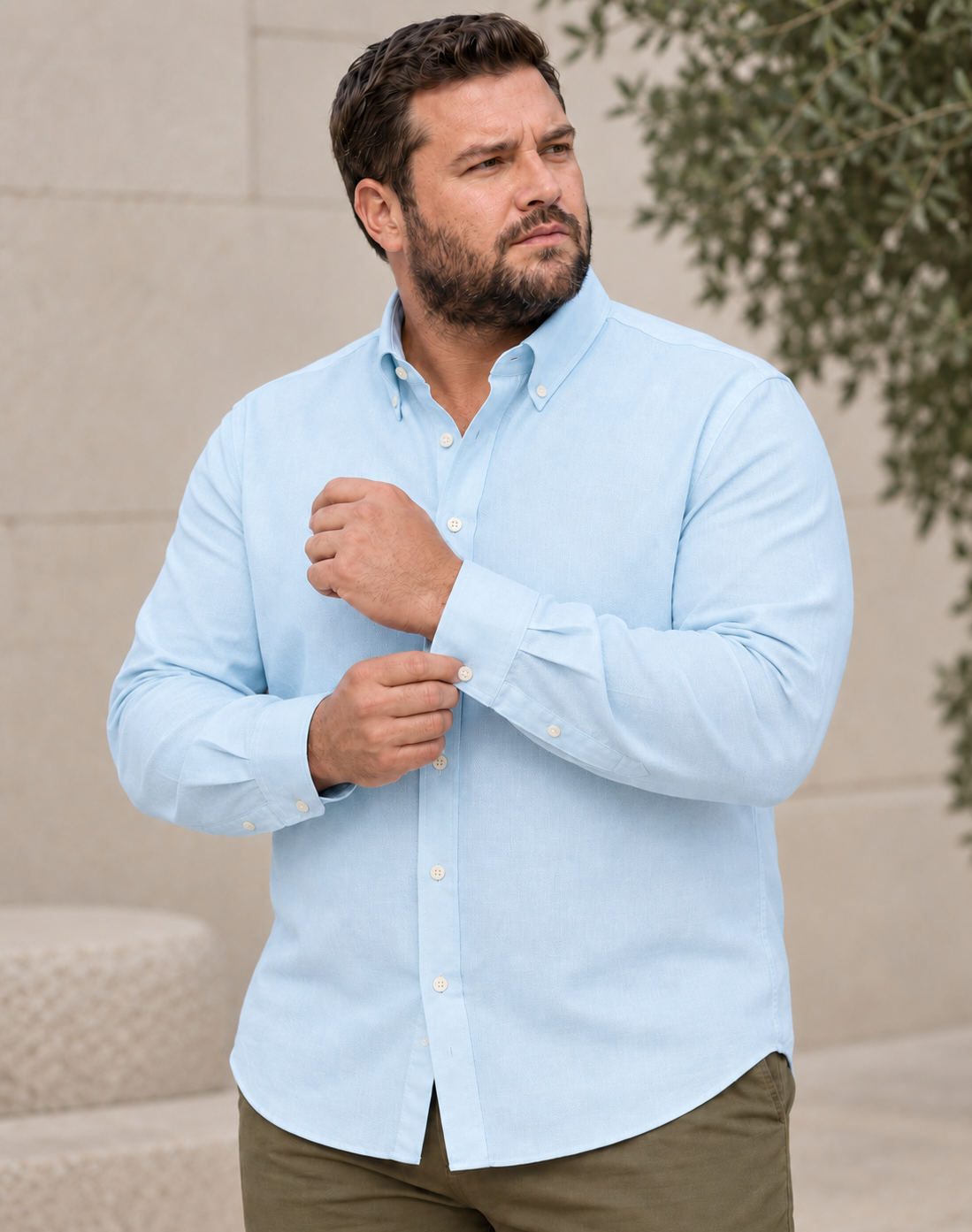 The Cambridge Sky Oxford Button-Down Shirt