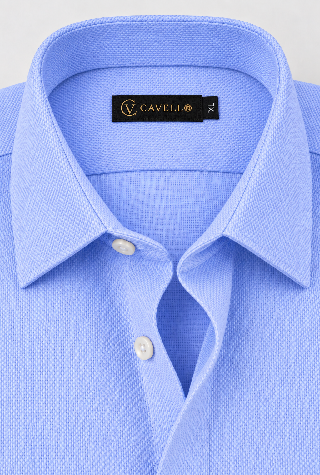Oxford Sky Blue Italian Collar Shirt