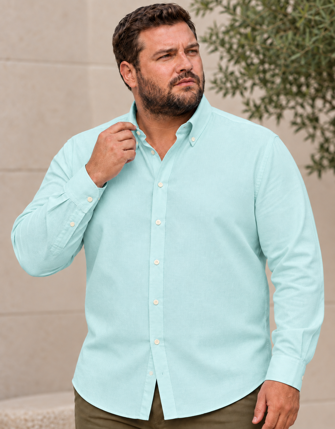 Oxford Powder Mint Button-Down Shirt