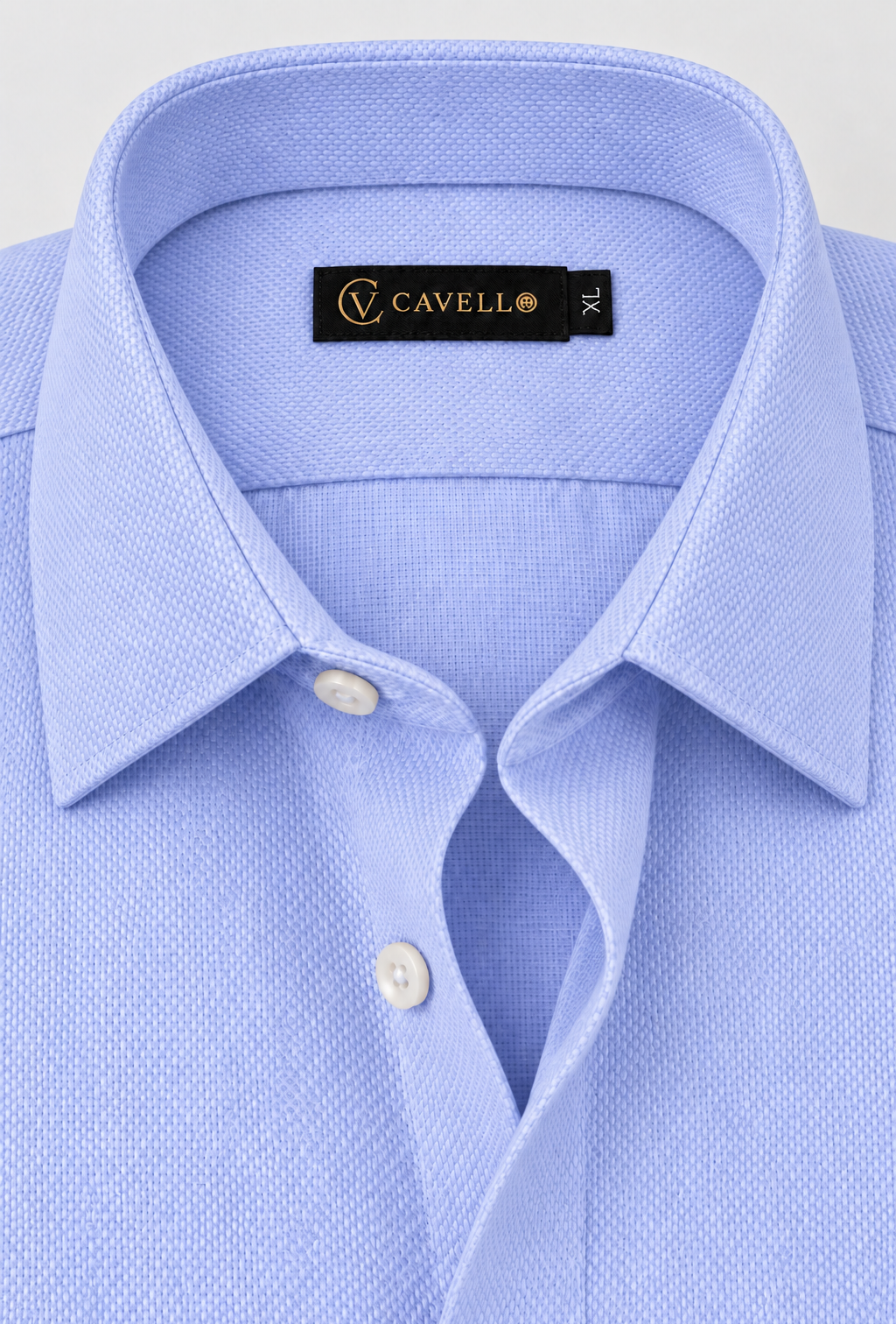 The Cambridge Sky Oxford Italian Collar Shirt